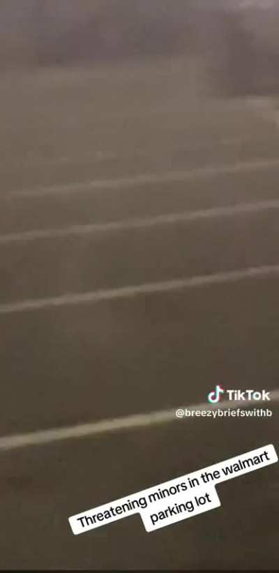 Brooke threatening to shoot and stab them teenagers at walmart parking lot