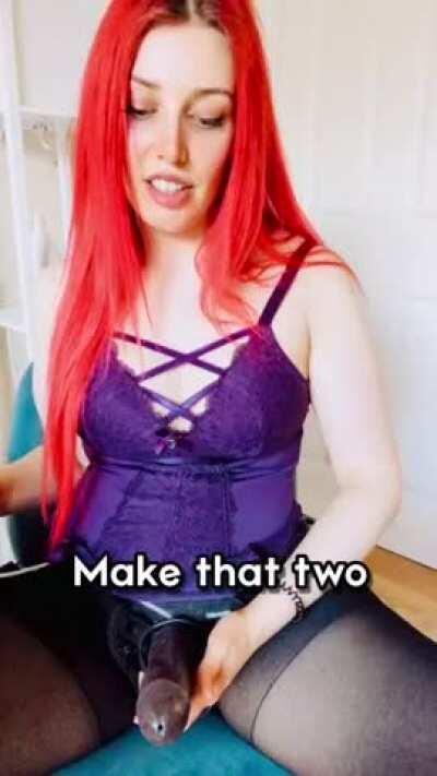 Lick up my spit before you swallow my load ~