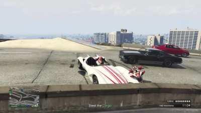 Random low level decided he could launch cars too