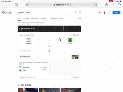 Hasta Google está celebrando. Vamos Carajo!