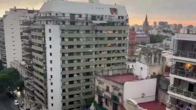 Argentina's streets after the last penalty shoot