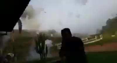 Firework balloon has an error, sends hundreds of fireworks into the crowd