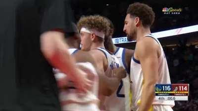 [Highlight] Brandin Podziemski saves the day with the game-winning charge