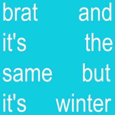 We don't have brinter yet, BUT i remade a winter version of 360