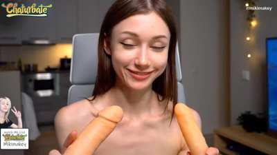 Play with two dildos!