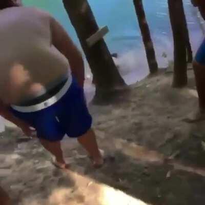 Hit the ground like a sandbag