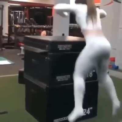 Jump squat gone wrong