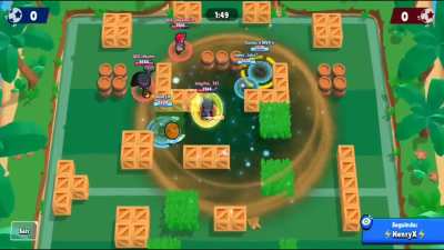 Tabela em que eu passo a bola para o colt, desvio da ult dele, Finalizo e marco um gol!😯