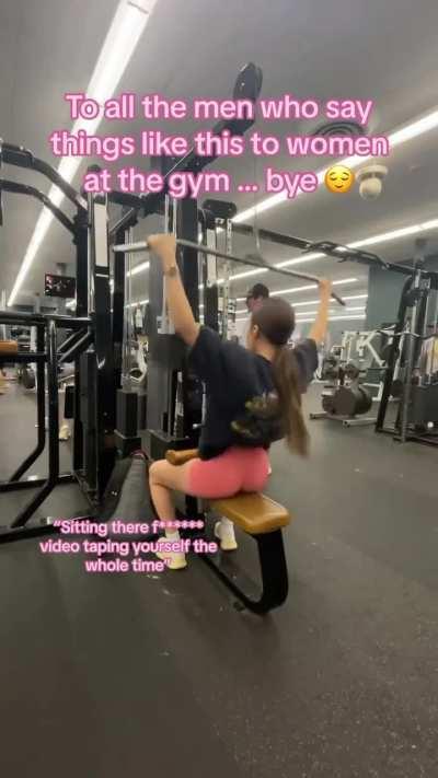 All Gyms should really ban filming.