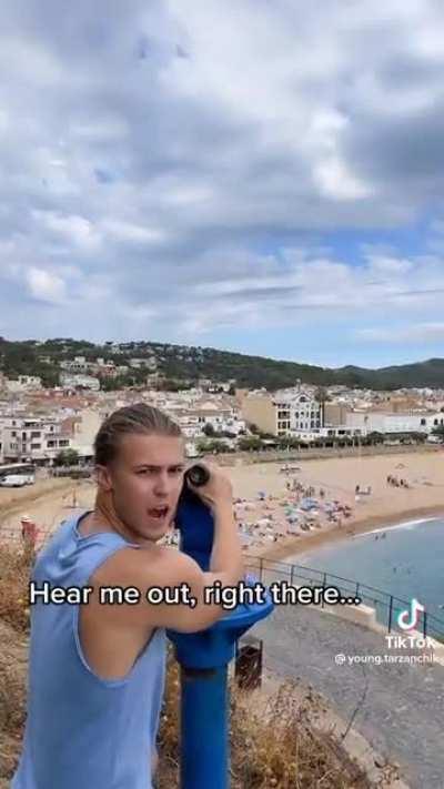 An american in europe be like: