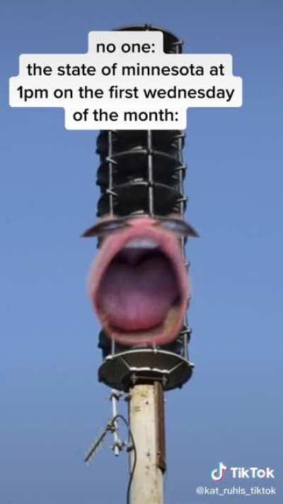 The state of Minnesota at 1pm on the first Wednesday of the month