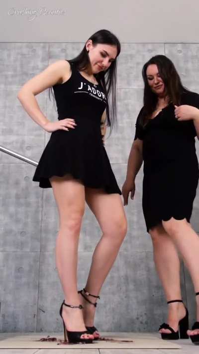 Rounding of the weekend, which girl would you want to crush you? The larger one or smaller one?