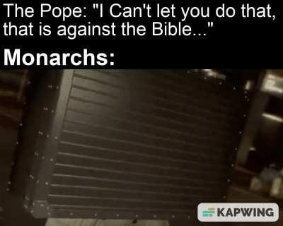 The Pope is an excellent Businessman.