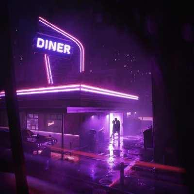 MIDNIGHT SHIFT, a cg rendered artwork & short music loop I made // IG @retric.dreams