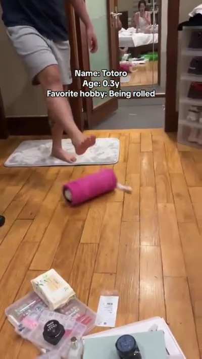 You can see the joy on his face at the end