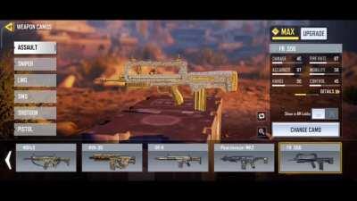 Just got diamonds on all my guns