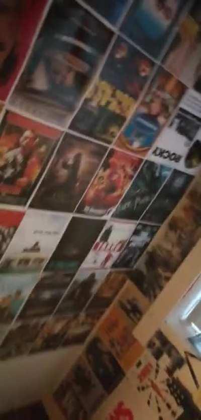 The amount of film posters on my wall...