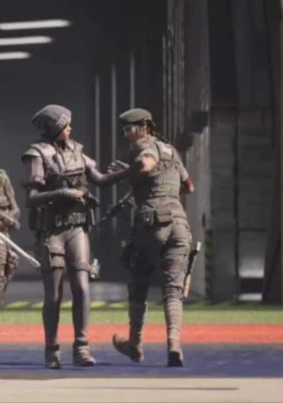 Caveira, friendly as always...