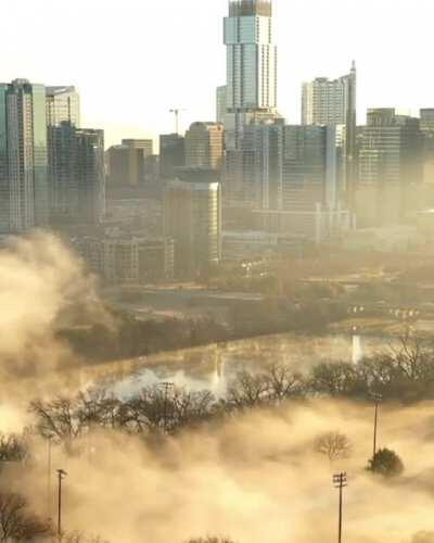 Enjoy the beautiful morning in Austin! *sneezes*