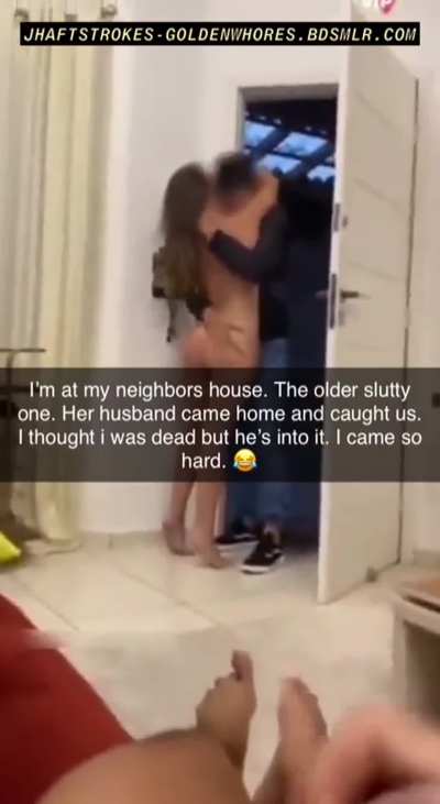 When the MILF I'm fucking husbands came home I thought I was cooked! But he was into it! Then I came