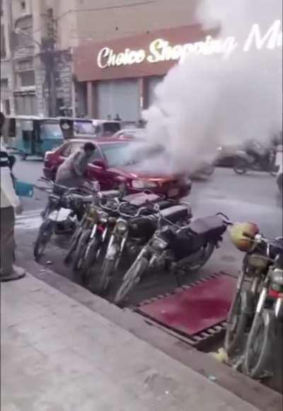 ‘If I only had more chairs to stop the fire…’