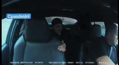 French couple try to rob their uber driver.