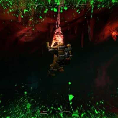 My friend discovering cave leeches