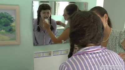 Violet's Spanking and Mouthsoaping pt 2