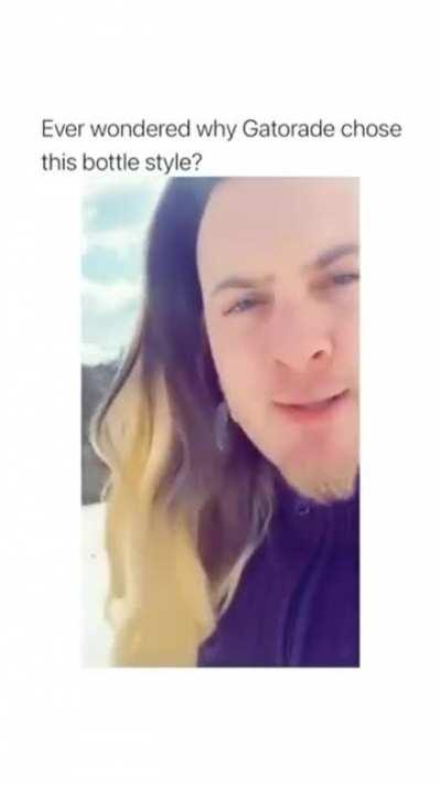 at first i thought he was gonna make snowflakes with the bottom of the bottle