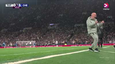 Frank's reaction after we conceded