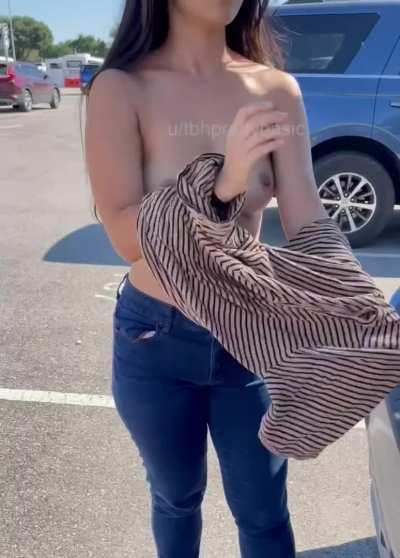 Want to get into naughty fun with me in public?