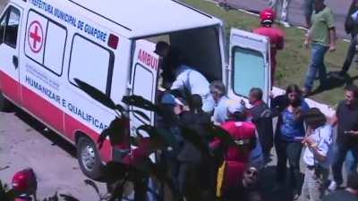 Brake failure caused a massive crash during a Fórmula Truck race in 2012.