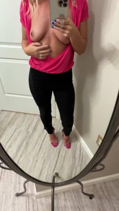 Mommy doesn’t like wearing a bra