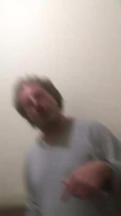 Woman gets sick of her racist neighbor and tells him to shut up.