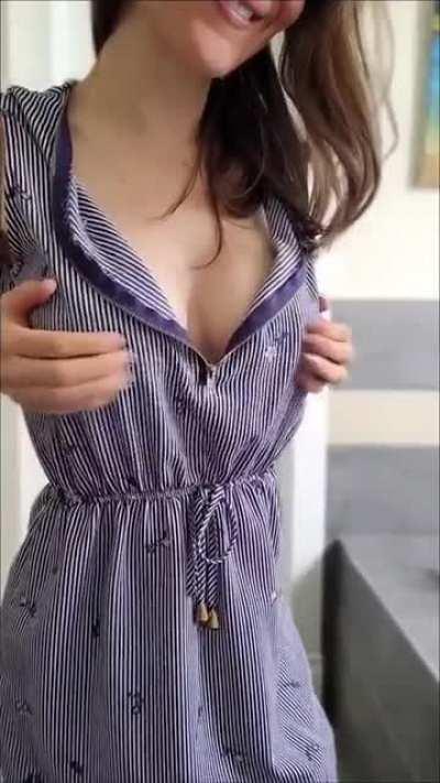 What's under my dress? Now you know... [F]37