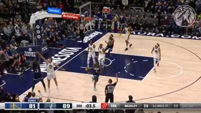 [Highlight] KAT is in the right place at the right time as he catches Prince's airball and lays it in