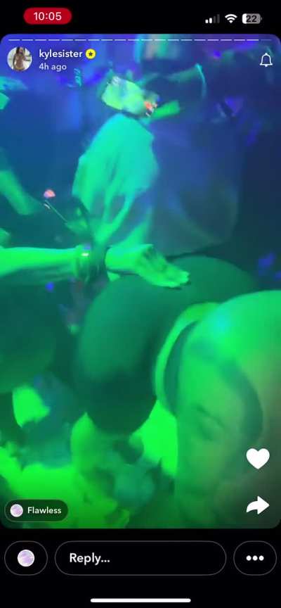 i wondered if she touching it👀