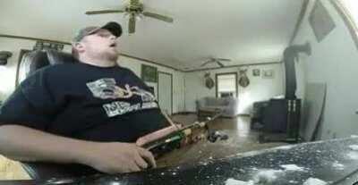 Somebody help this man with his trigger discipline