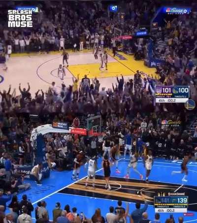 Both Steph’s and Klay’s winning buckets 🔥🔥🔥