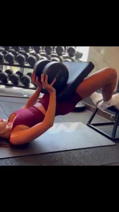 Devin Working On Her Booty