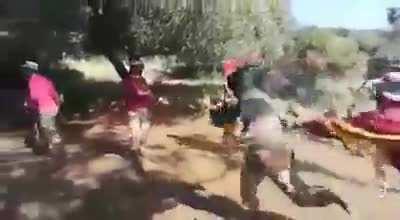 Paratroopers having some fun