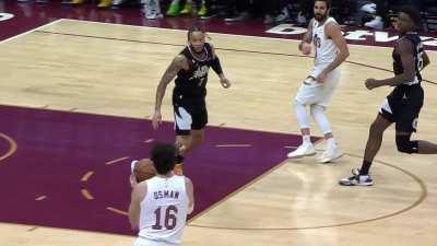 [Highlight] Cedi Osman makes sure his teammates are aware that he's closing in on Top 5 in 3s made for the Cavs