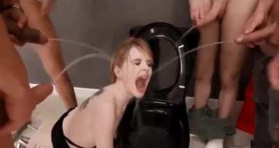 ultimate fantasy especially next to a toilet