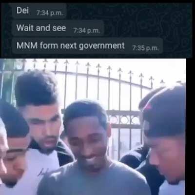 Who's gonna tell him?