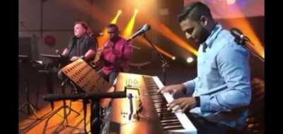 Make sure you're playing in the same key