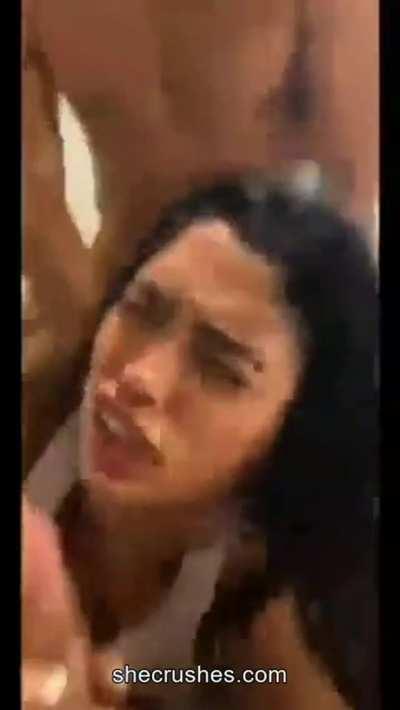 When you agree to a threesome and she is fucked so good by the other guy she doesn't even suck you