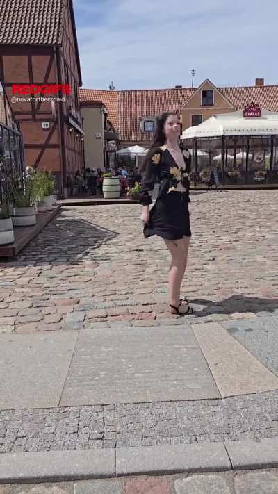 Flashing my buttplug and pussy in front of a packed restaurant.  Wild enough?