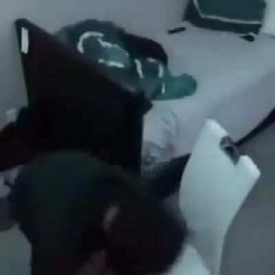 Caught 'ya lackin' there