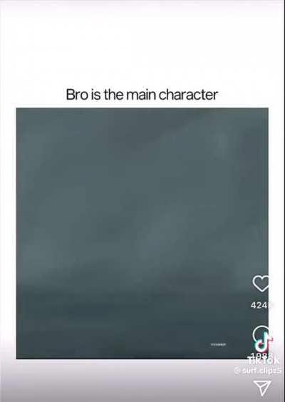 Chad surfs massive wave