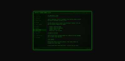 Why wouldn't you include Thresh's quake bible in a readable terminal for your menu?